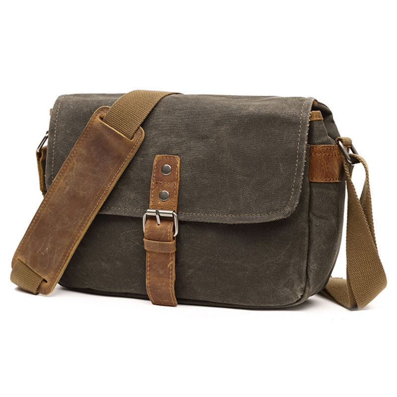 Photographic Hunter Camera Bag Canvas DSLR Camera Bag Vintage Crossbody Messenger Bag 8816