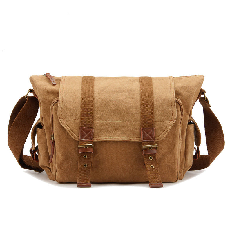 Retro DSLR Camera Bag Canvas Camera Messenger Bag Shoulder Bag QSM1234