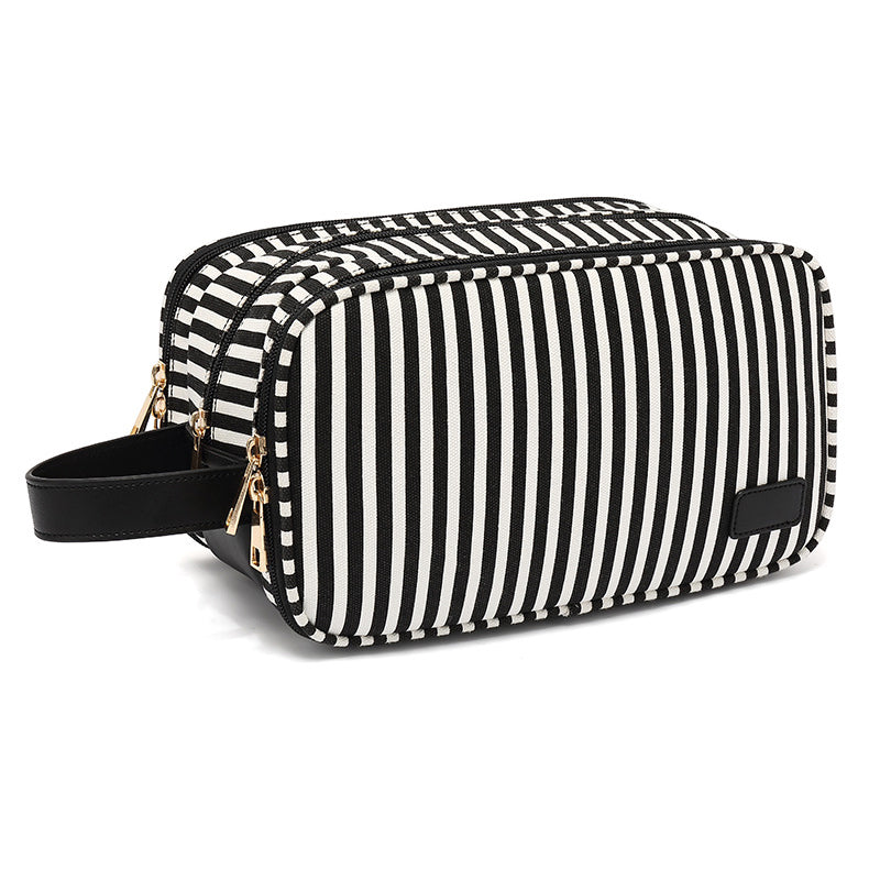 Women Canvas Toiletry Bags Waterproof Canvas Dopp Kit Cosmetic Bag